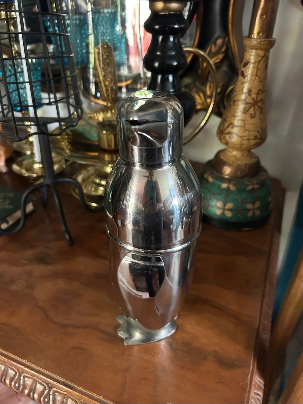 Penguin-Shaped Cocktail Shaker